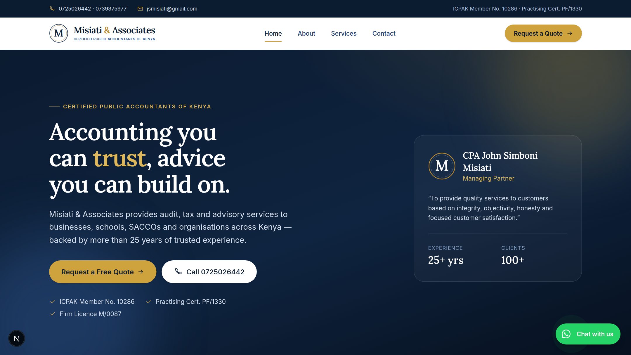 Misiati & Associates — home